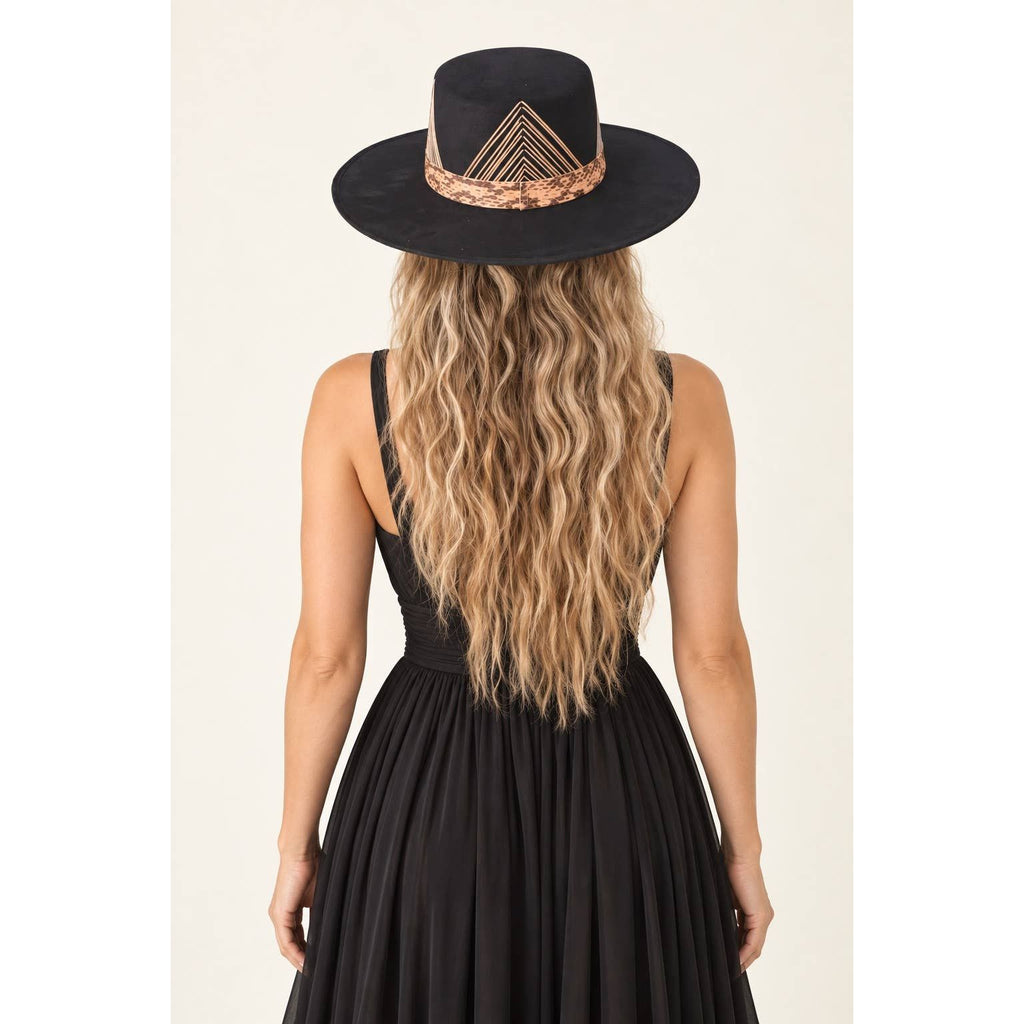 Corinne Boater Crown Hat