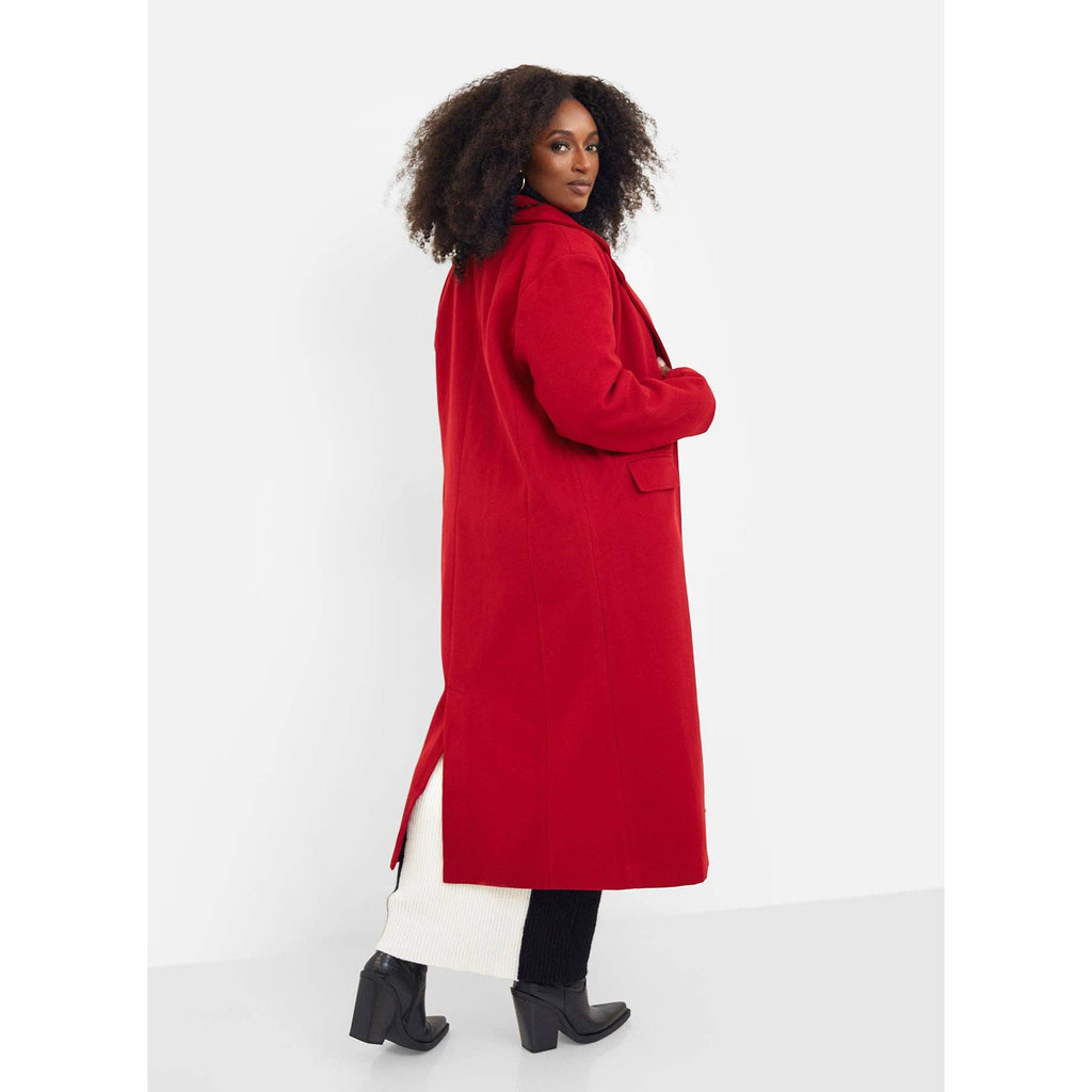 Dolce Wool Blend Double Breasted Coat