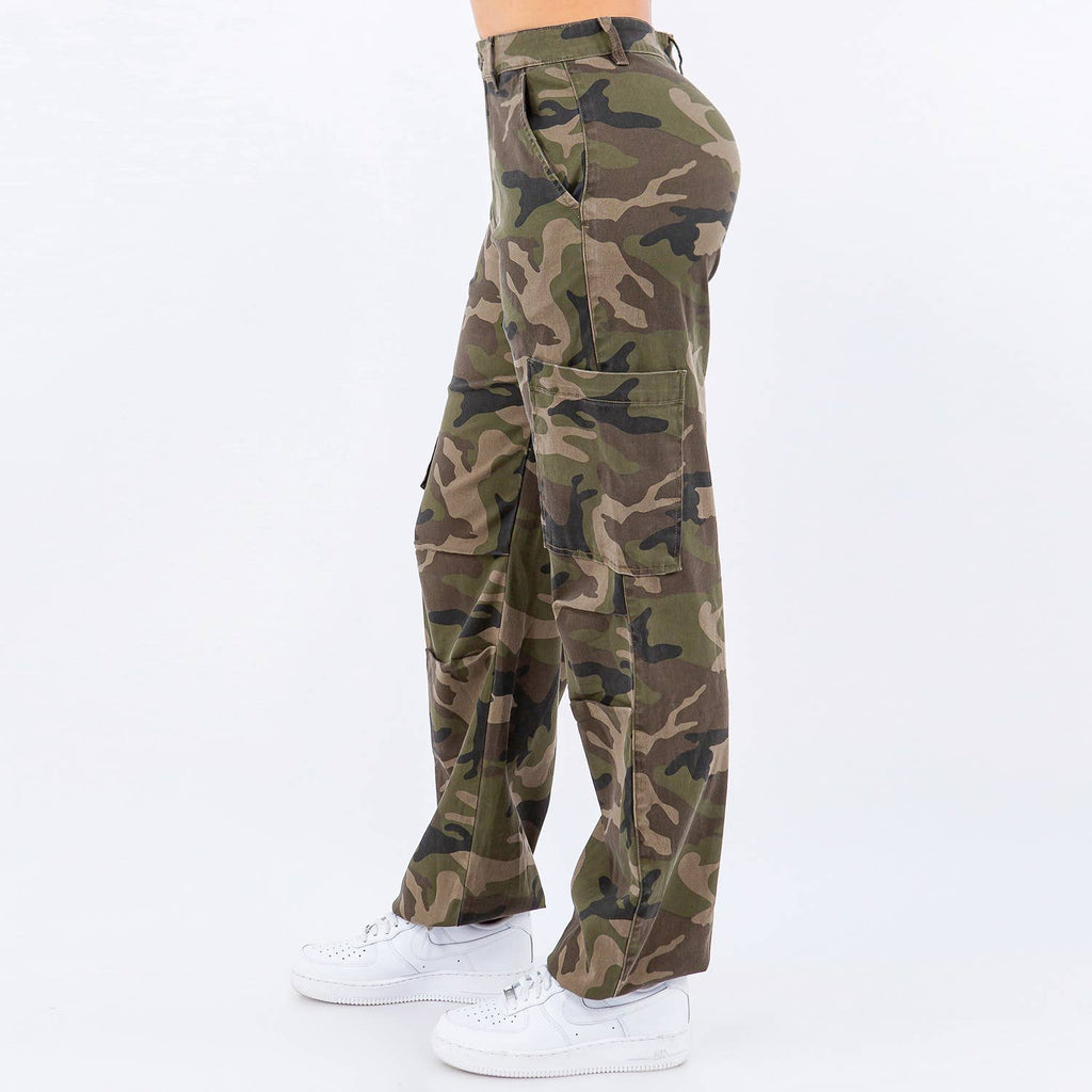 Wide Leg Cargo Pants