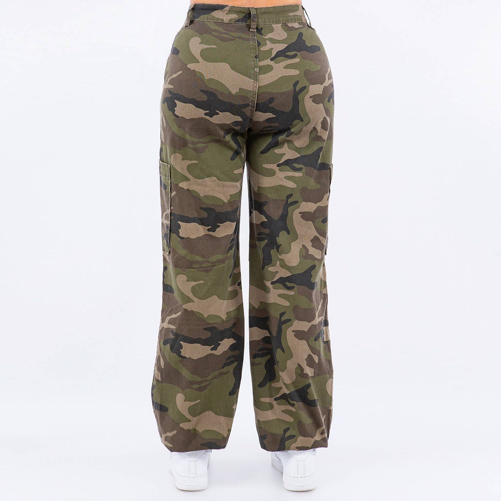 Wide Leg Cargo Pants