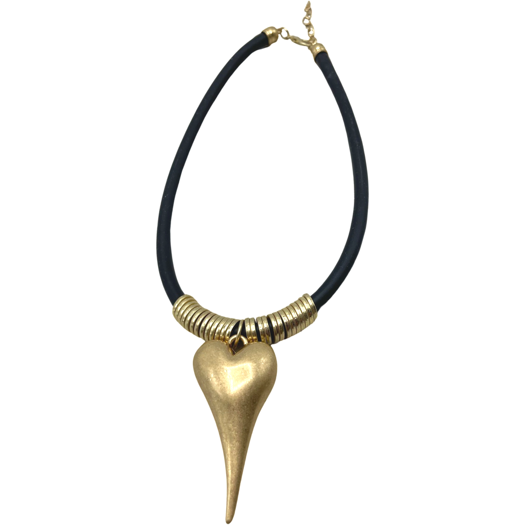 Reversed Heart Necklace