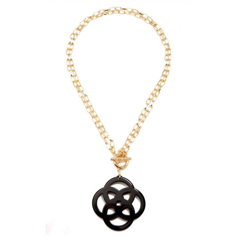 Charm Link Necklace - Gold/Rhodium