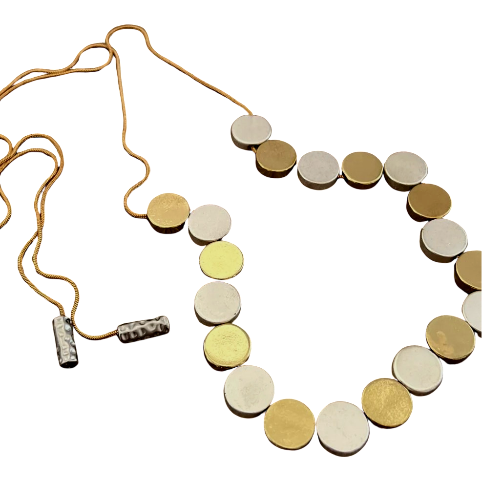 Disc Necklace - Gold/Silver