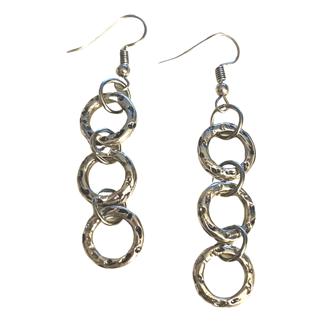 3 Circle Earrings