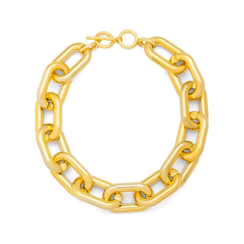 Statement Link Collar - Gold