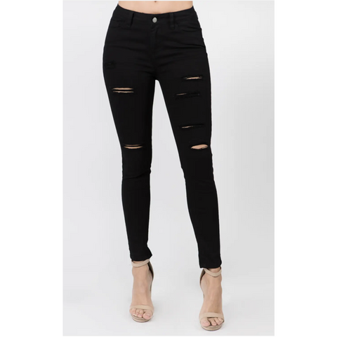 Stretch Suede Pants