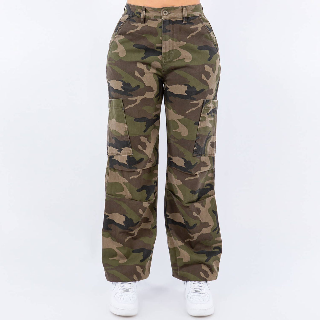 Wide Leg Cargo Pants