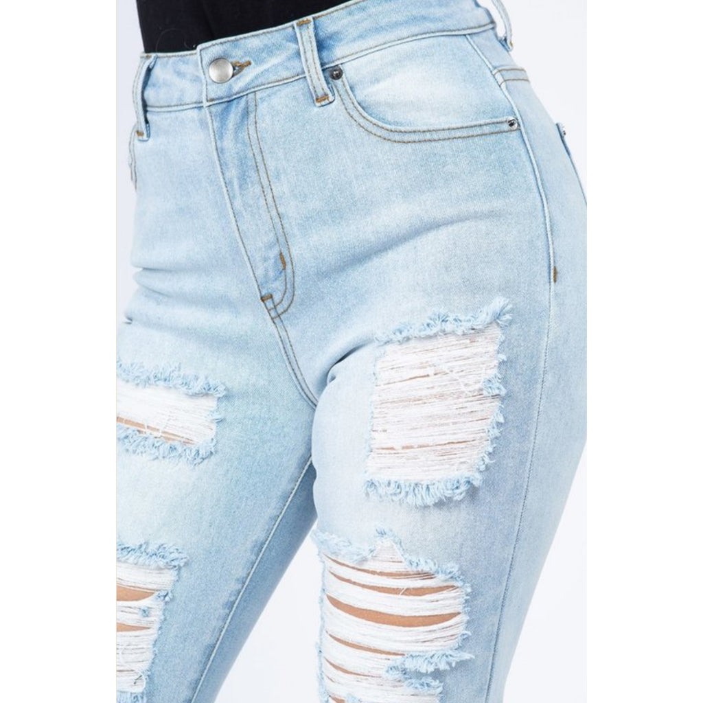 Distressed Skinny Jeans
