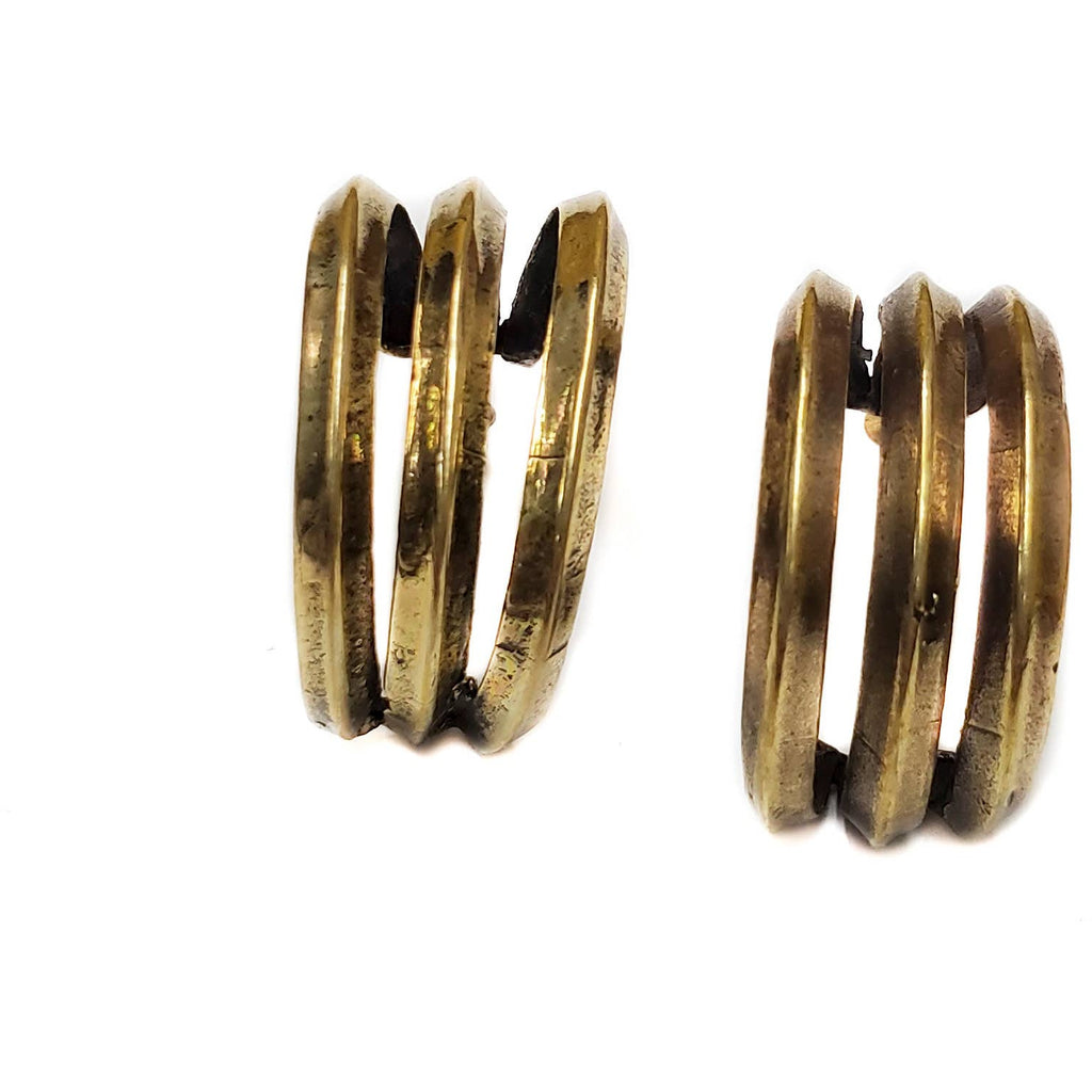 Brass 3 Earrings