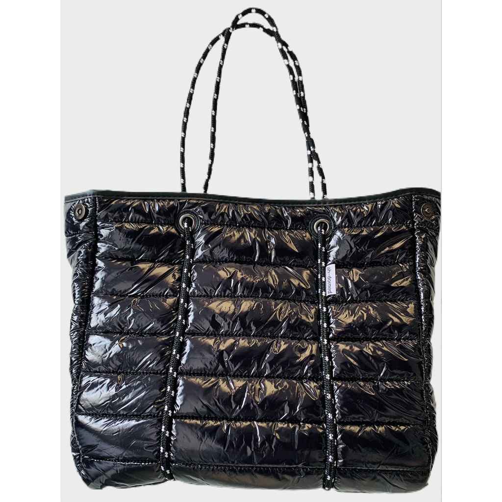 PUFFY SPORT TOTE - BLACK