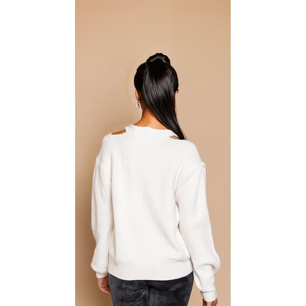 Why Not Sweater - White