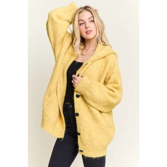 Cozy Chic Hooded Cardigan
