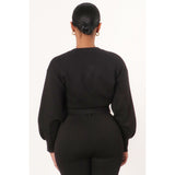 Black Refined Sweater