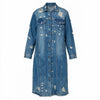 Denim After Dark Longline Coat