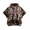 Street Chic Hooded Vest - Brown