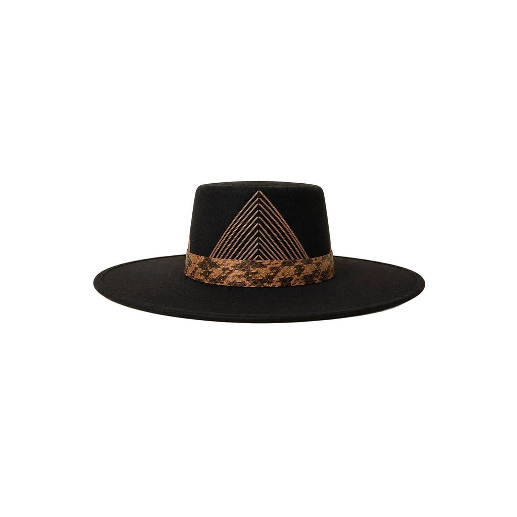 Corinne Boater Crown Hat