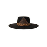 Corinne Boater Crown Hat
