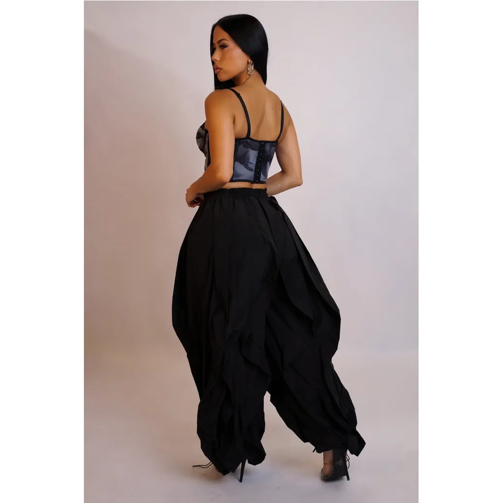 Ruffle Chic Joggers