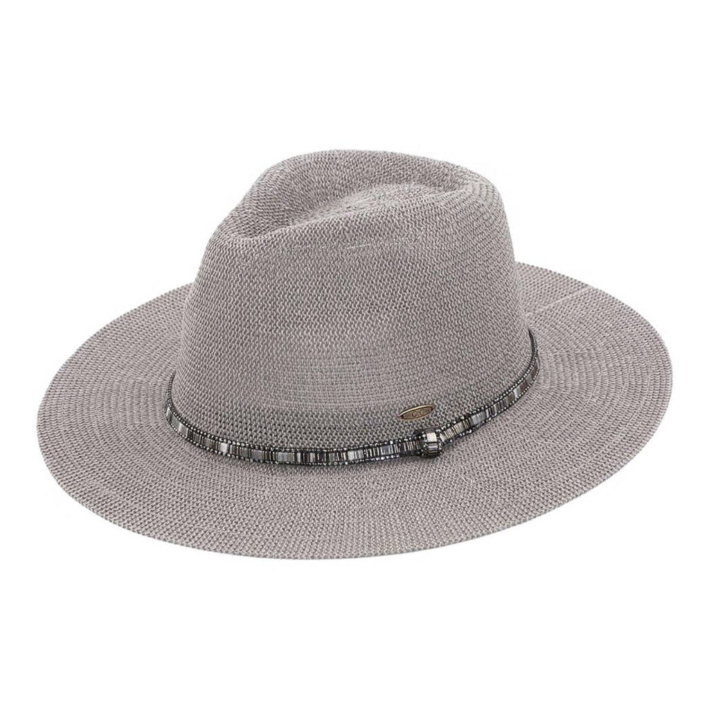 Fedora Flair Unleashed Hat  - Lt Grey