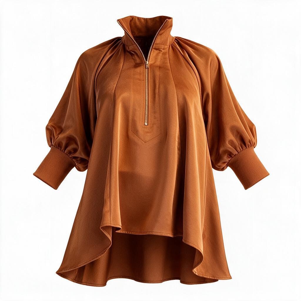 Zip & Poise Blouse