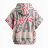 Street Chic Hooded Vest - Beige