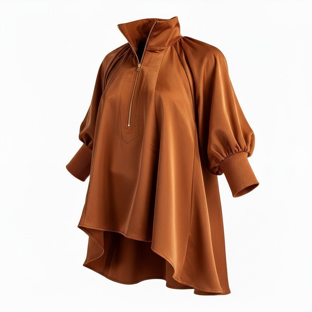 Zip & Poise Blouse