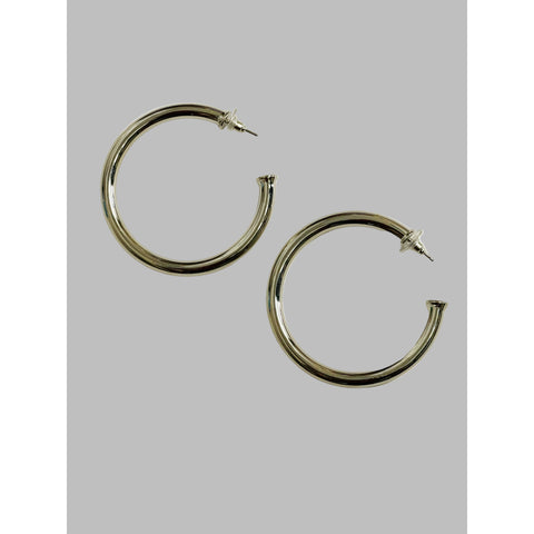 Hammered Hoop Earrings