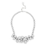Chunky Cluster Necklace - Silver