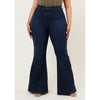 Curve Appeal High-Waisted Flare Jeans - Plus
