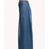 Denim Drama Wide-Leg Pants