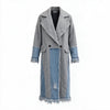 Denim Edge Maxi Coat