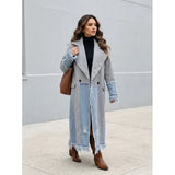 Denim Edge Maxi Coat