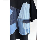 Denim Contrast Tee
