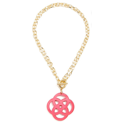 Rose Necklace - White