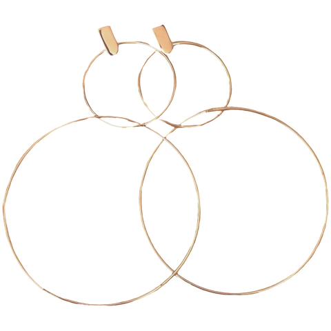3 Circle Earrings