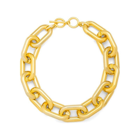 Pave Pendant Necklace - Gold