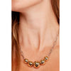 Charm Link Necklace - Gold/Rhodium