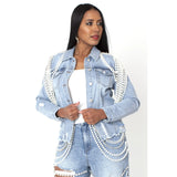 Denim Sparkle Jacket