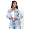 Denim Sparkle Jacket