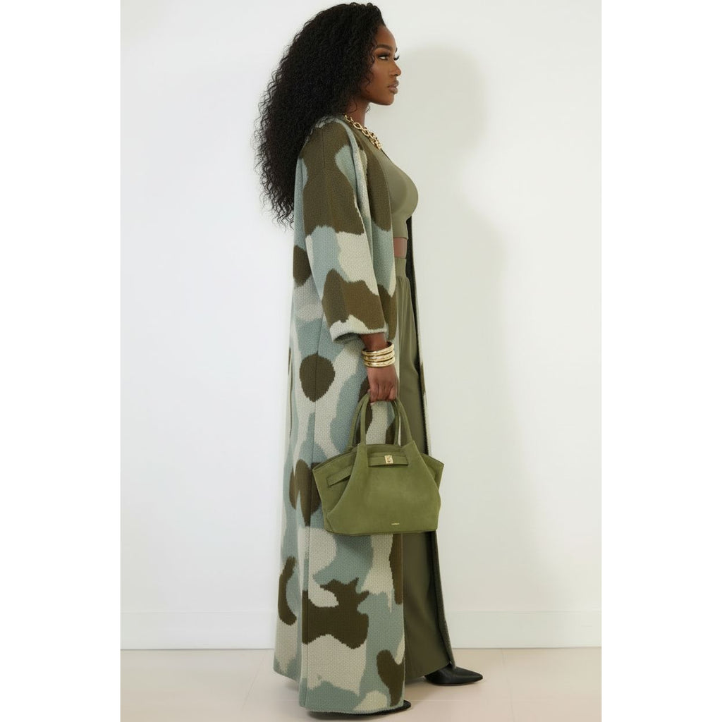 Essential Camo Cardigan