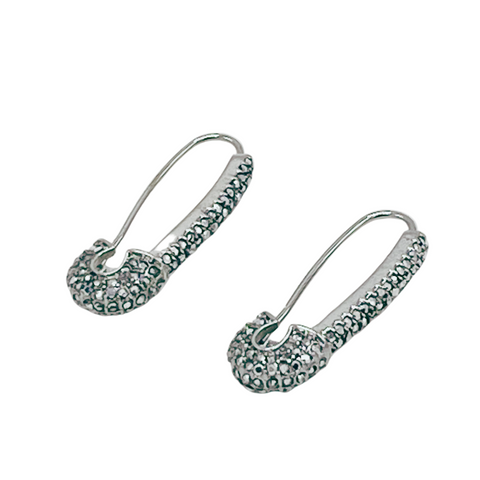 Flat Round Bead - Earrings