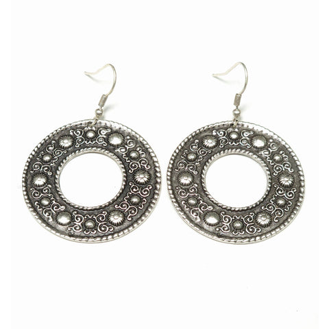 Pewter Squared Earrings
